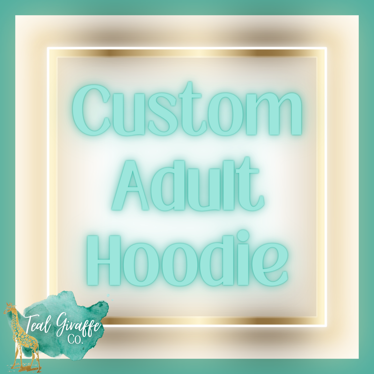 Custom Adult Hoodie