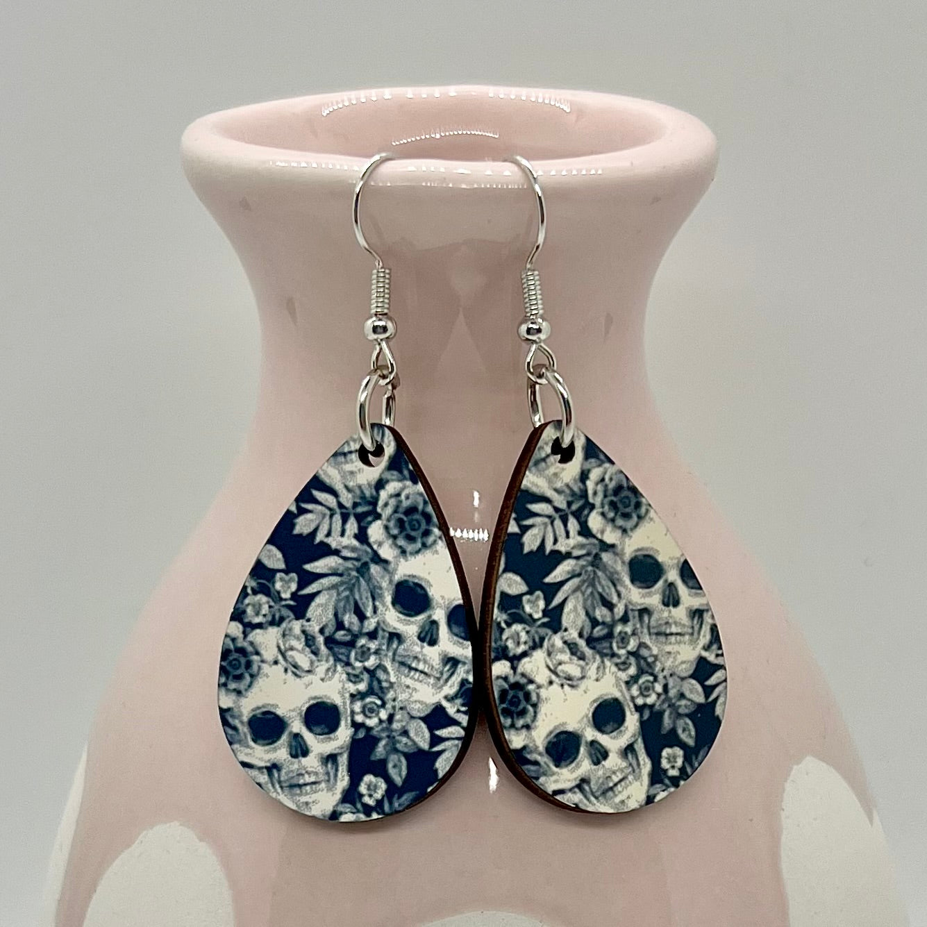 Skull Teardrop Earrings