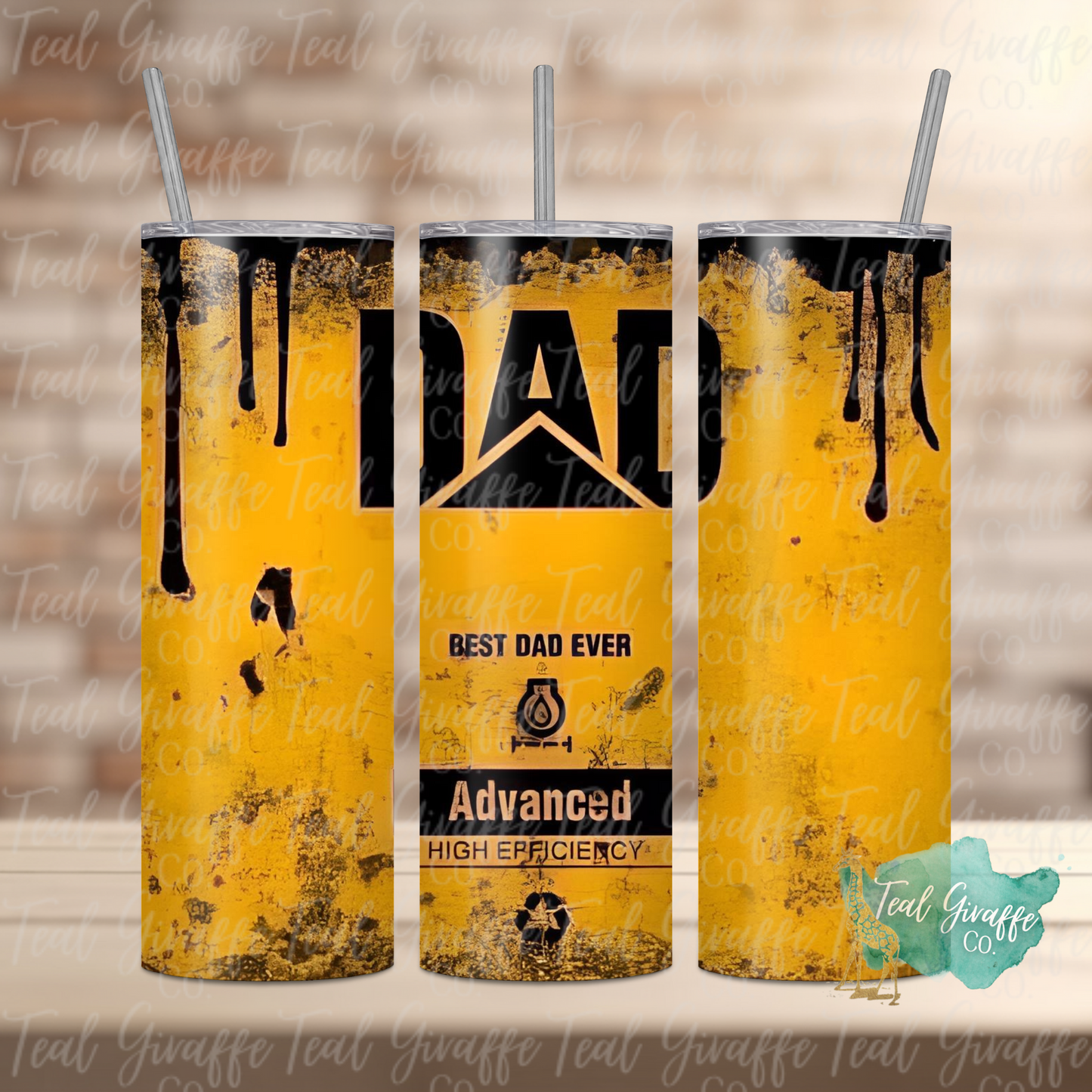 DAD Oil Filter 20 oz Skinny Tumbler