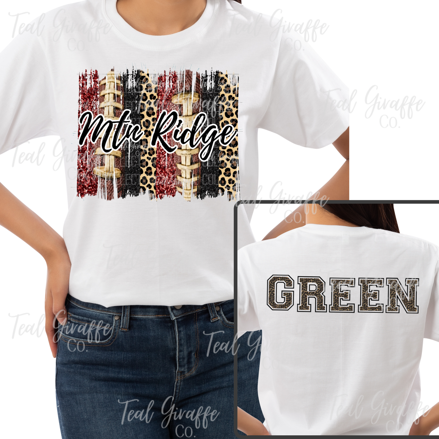 Mountain Ridge Football Brushstrokes Shirt