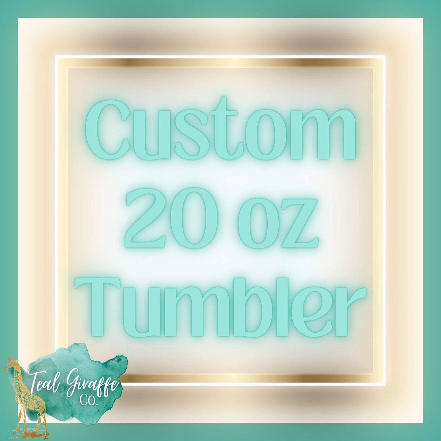 Custom 20 oz Skinny Tumbler
