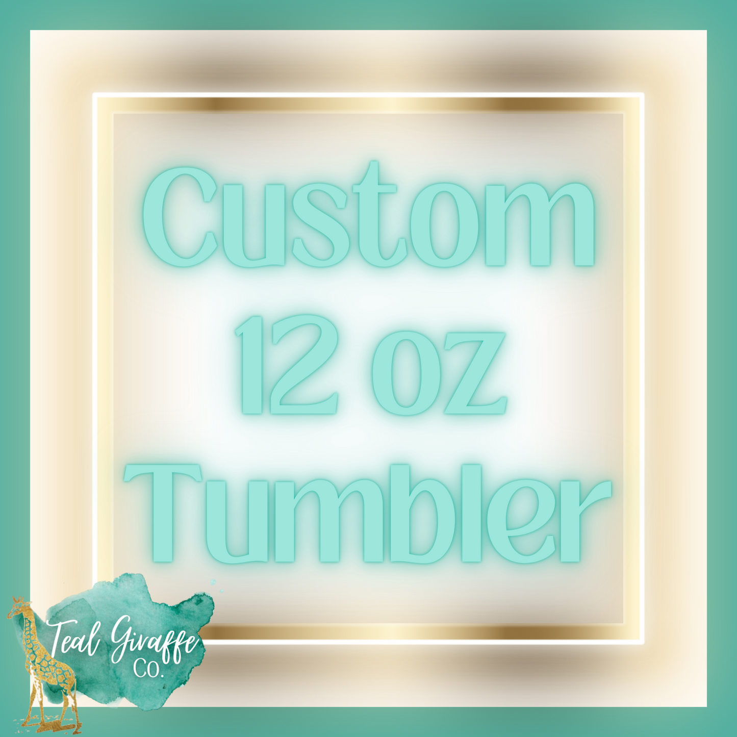 Custom 12 oz Skinny Tumbler