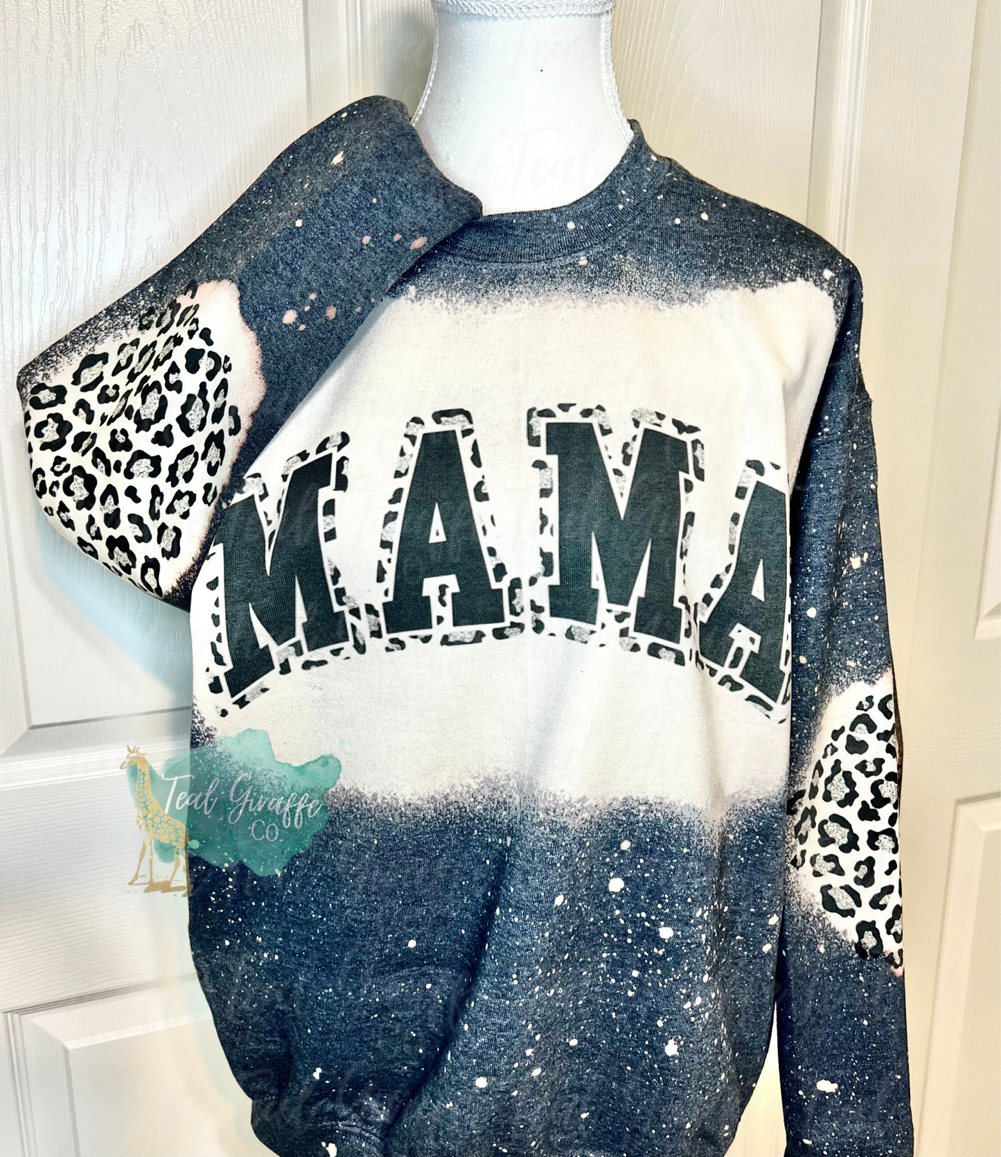 Silver Leopard Mama Sweatshirt