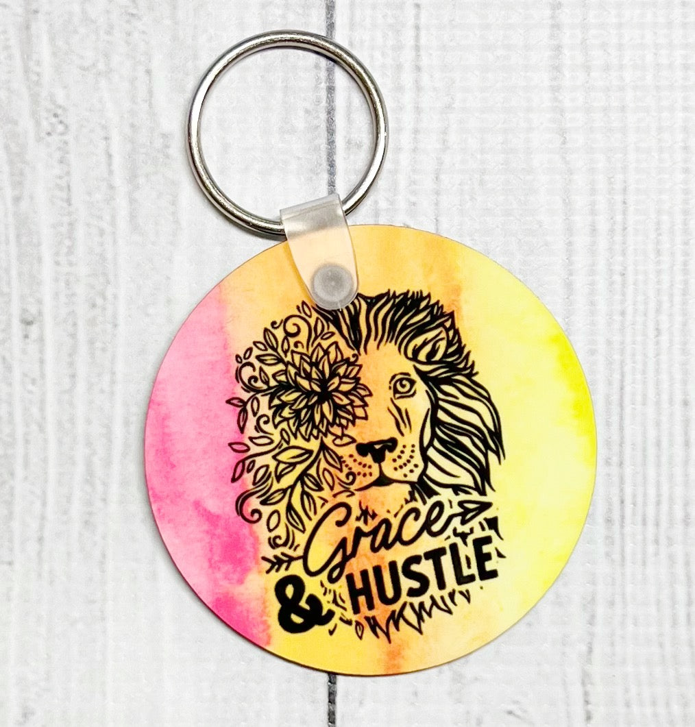 Grace & Hustle Keychain