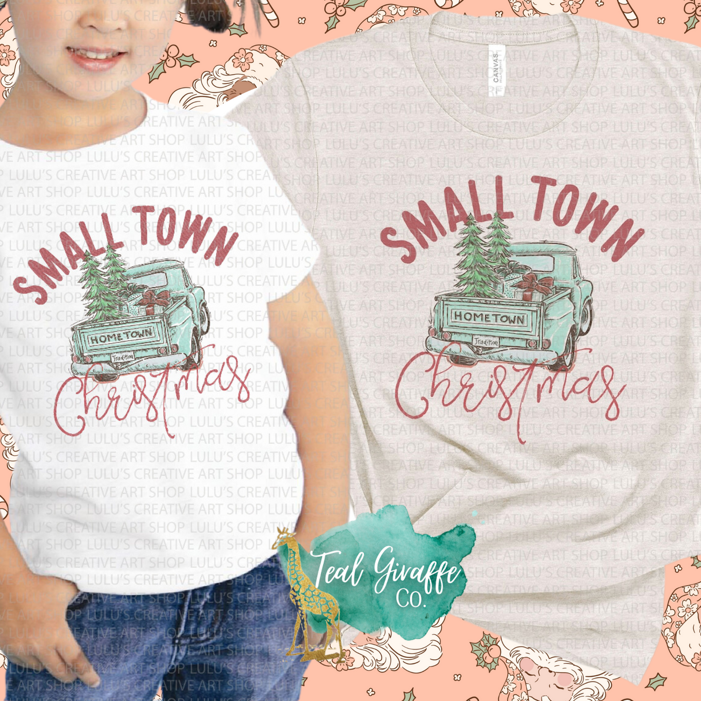 Small Town Christmas Shirt - Adult