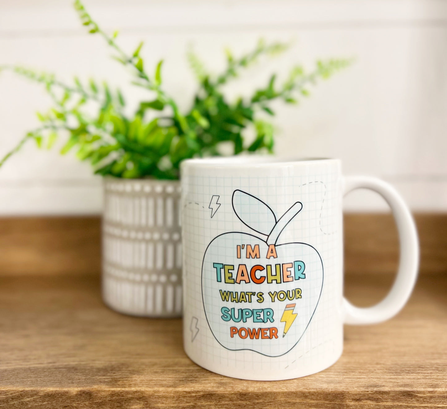 Teacher Super Power 11 oz Mug