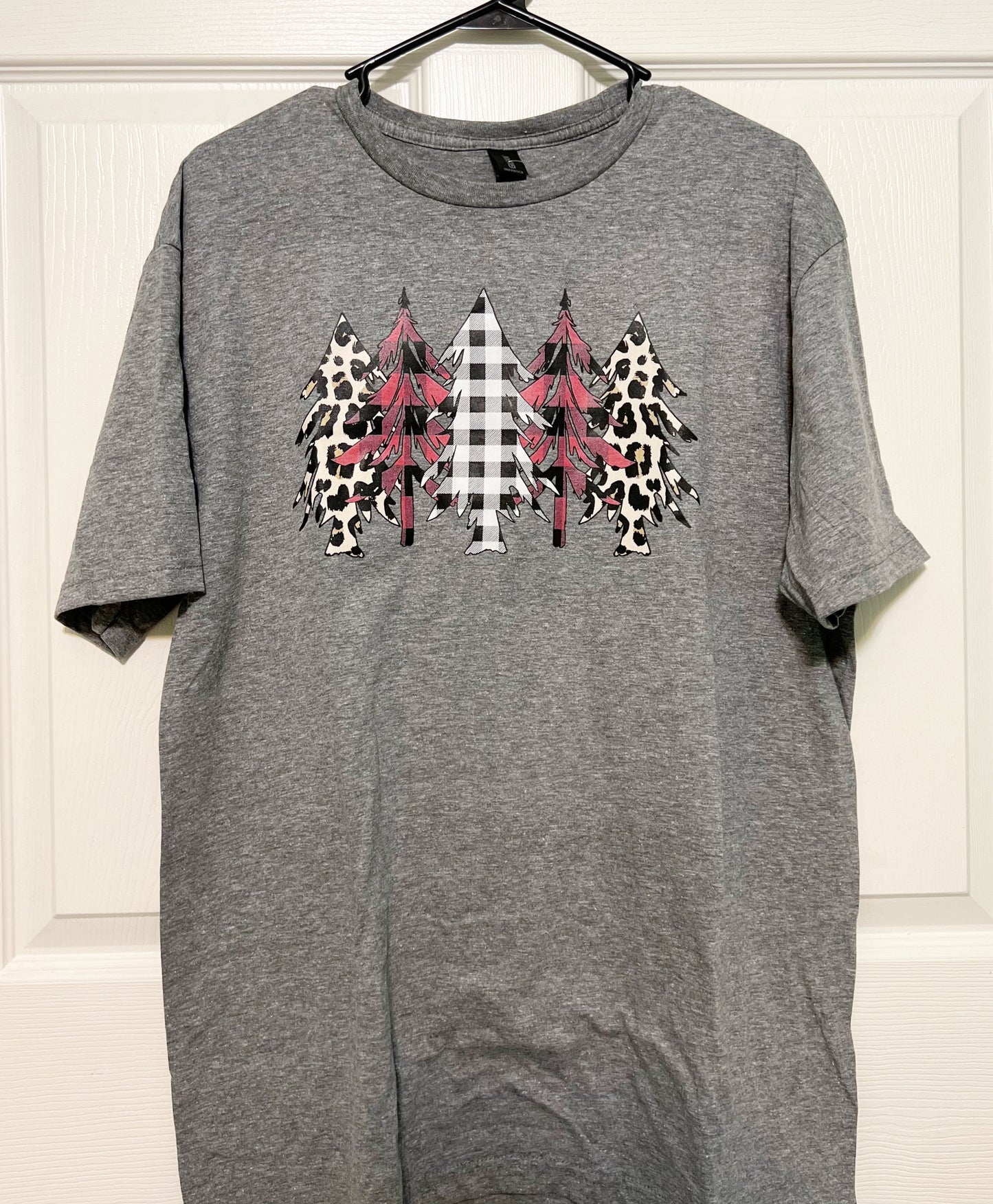 Leopard & Plaid Trees Shirt
