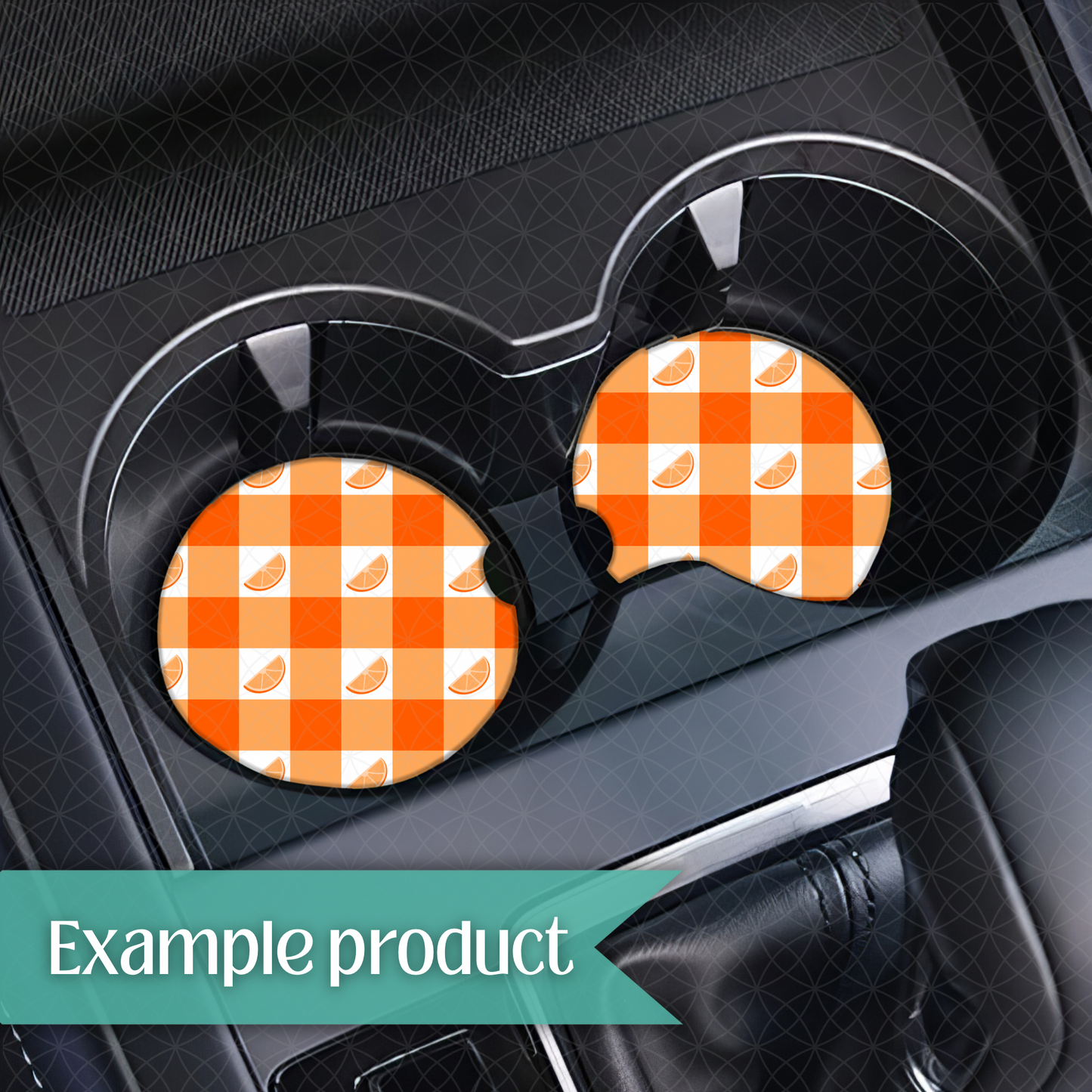 Orange Plaid Seamless Pattern