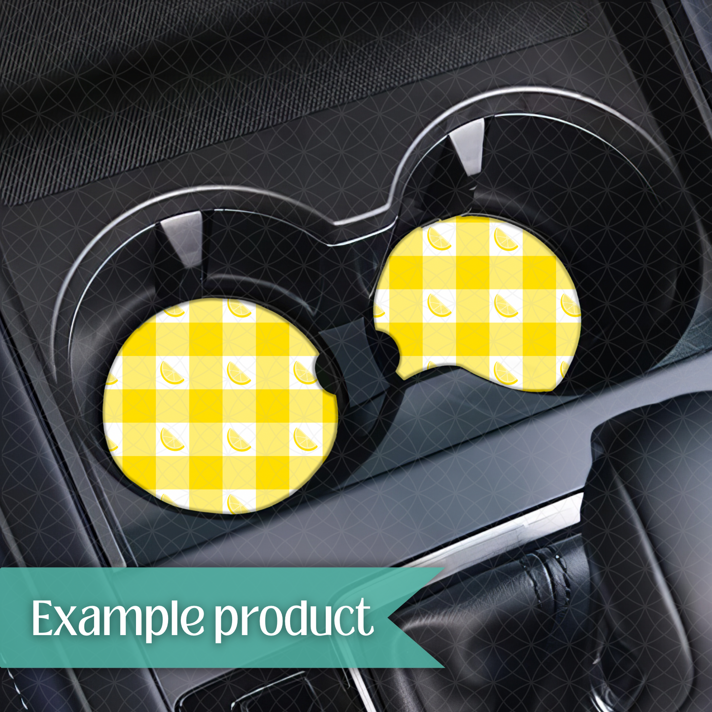 Lemon Plaid Seamless Pattern