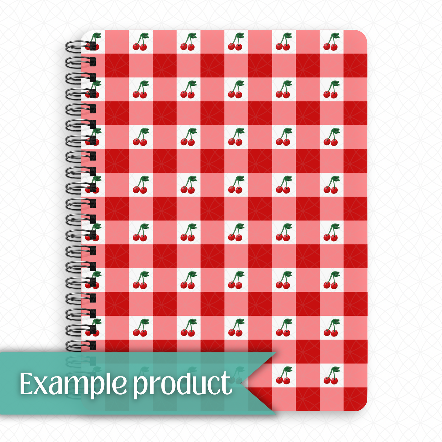 Cherry Plaid Seamless Pattern