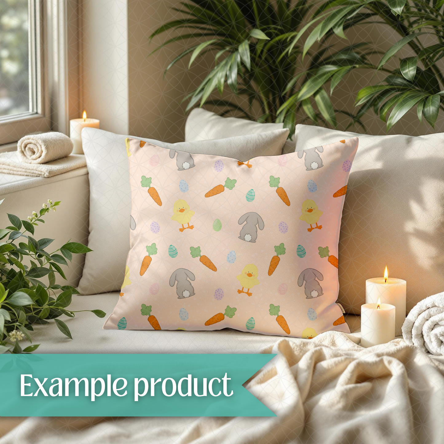 Cozy Easter Seamless Pattern