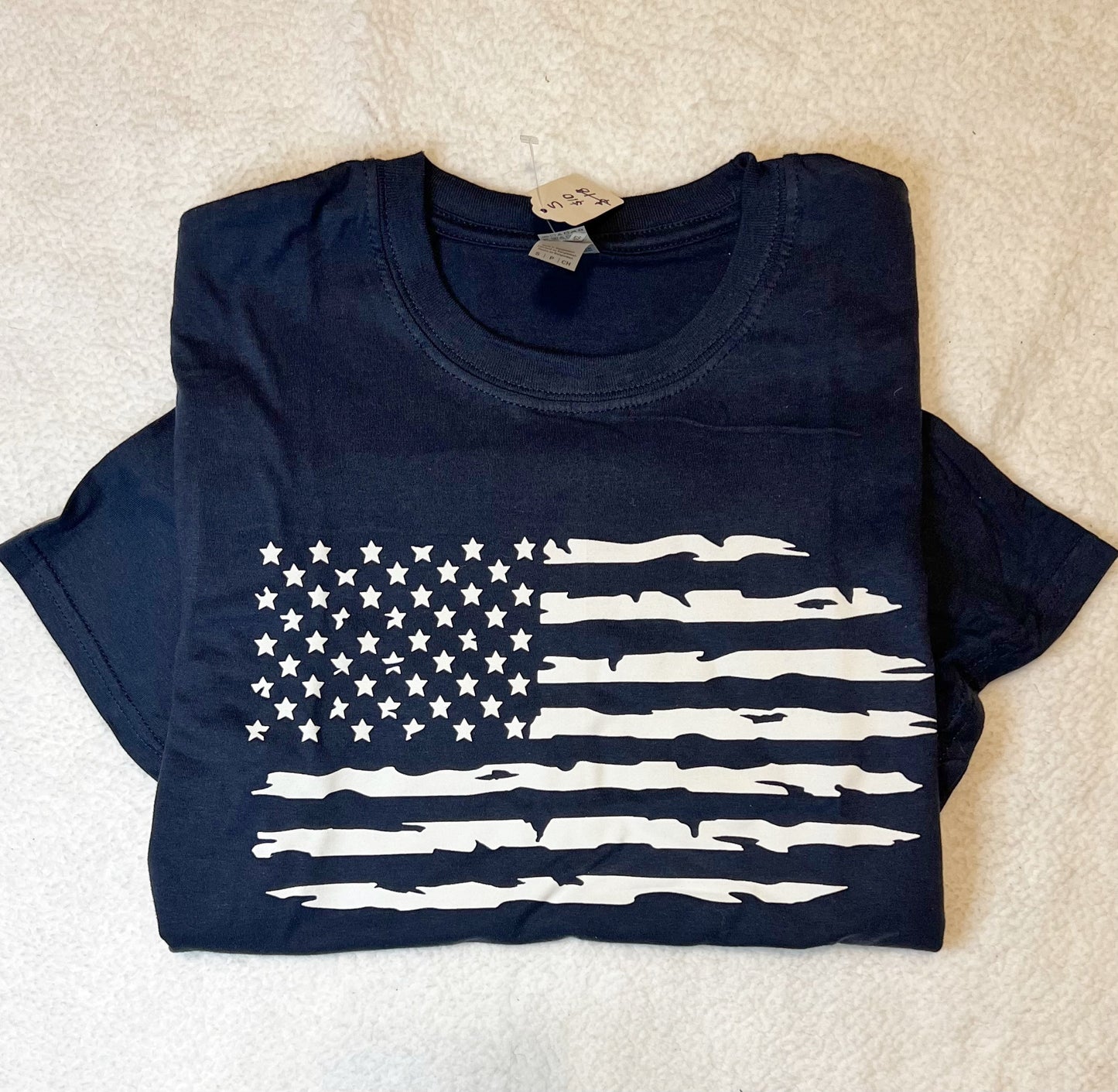 Distressed Flag Shirt