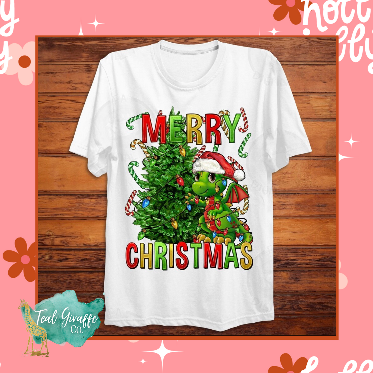 Merry Christmas Dragon Shirt