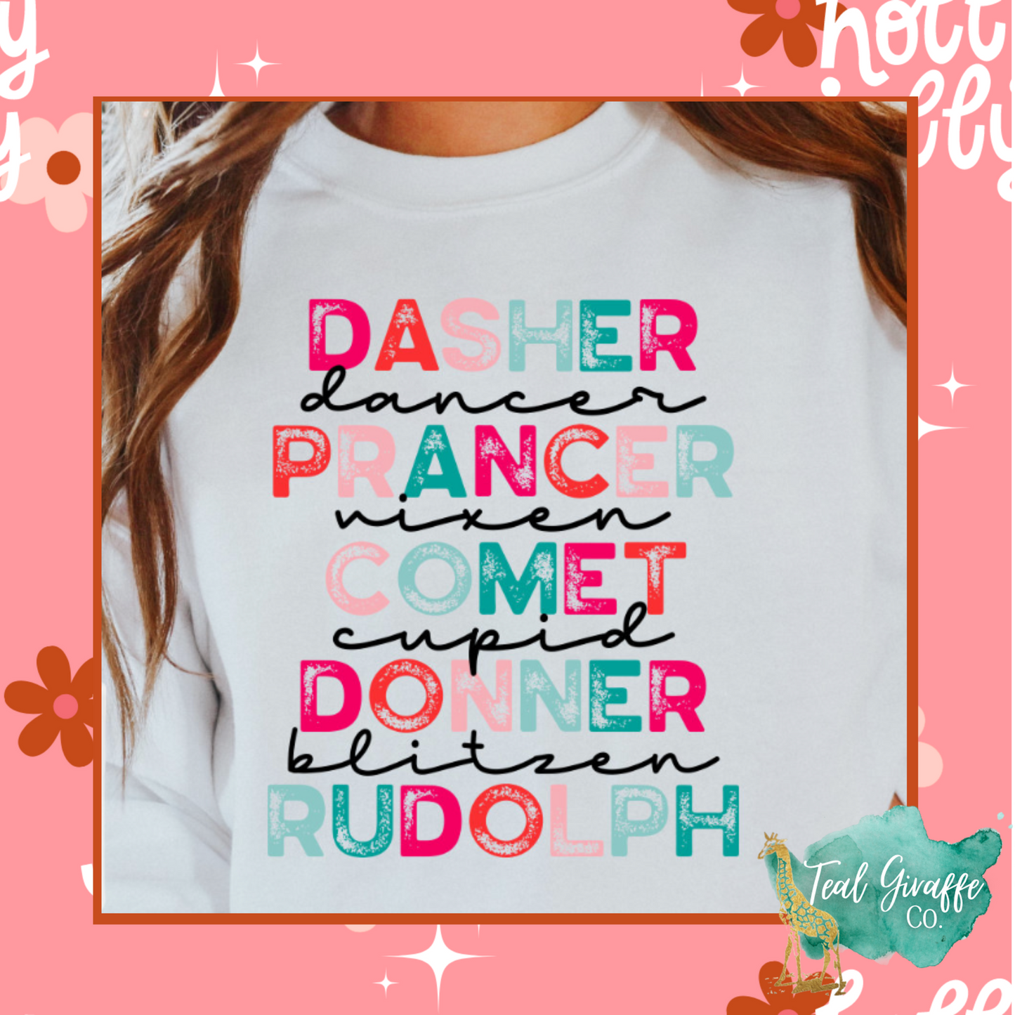 Reindeer Names Shirt