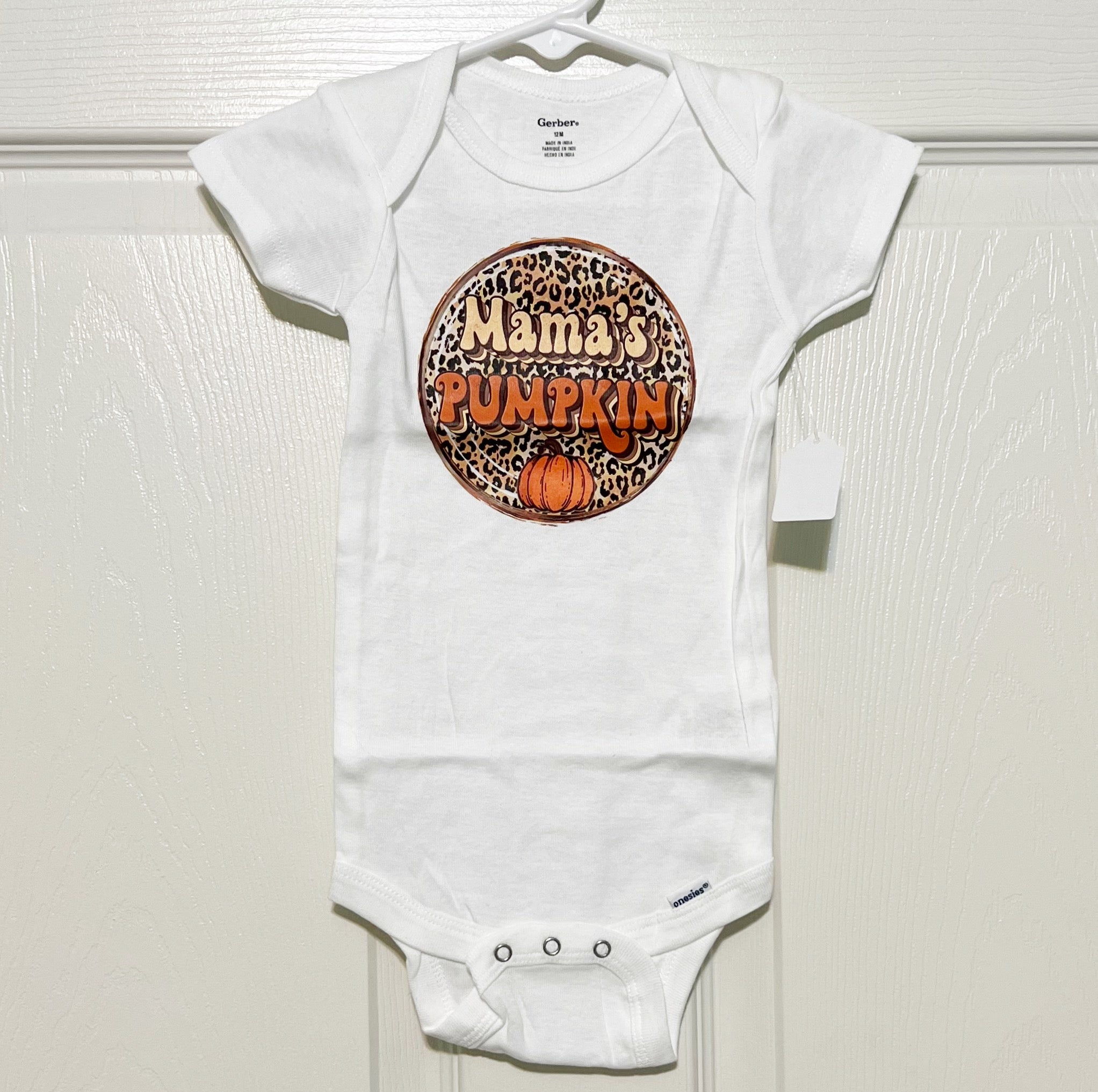 Mama's discount pumpkin onesie