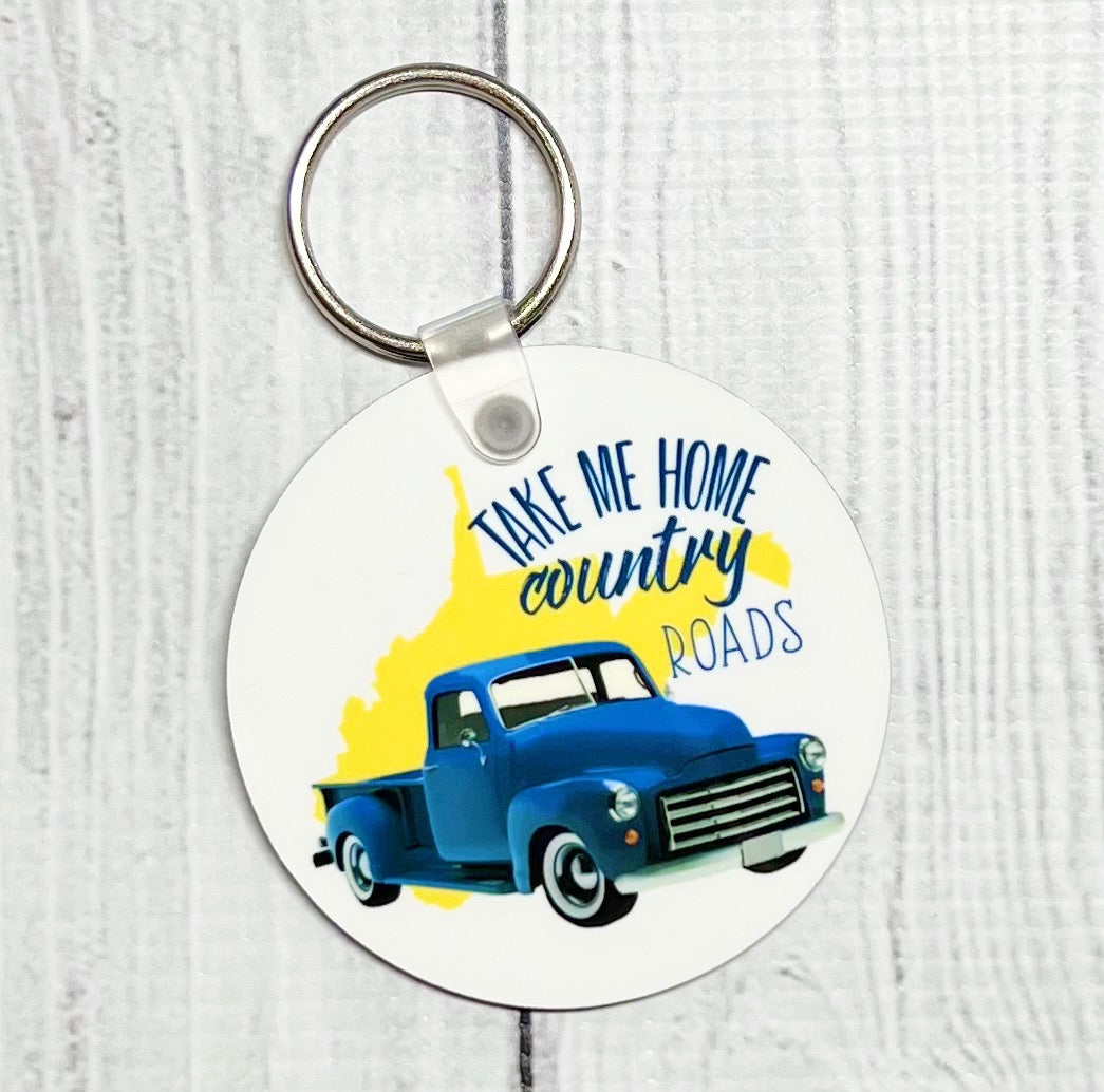 Country Roads Keychain