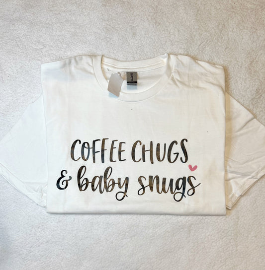 Coffee Chugs Baby Snugs Shirt